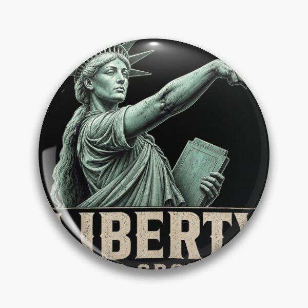 Item preview, Statue Of Liberty Pointing Finger Liberty Has Spoken Patriotic American Justice designed and sold by MauriLifton.