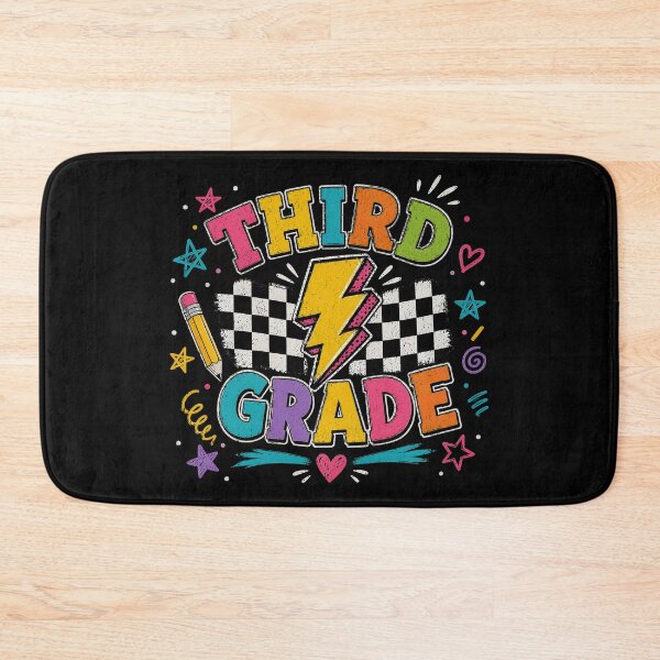 Item preview, Third Grade Lighting Bolt Pencil Retro 3rd Grade Teacher designed and sold by OlakunleOloroz.