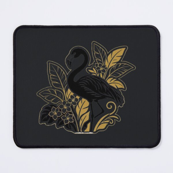 Item preview, Black Flamingo – Gothic Tropical Illustration designed and sold by Roberta Calabrese.