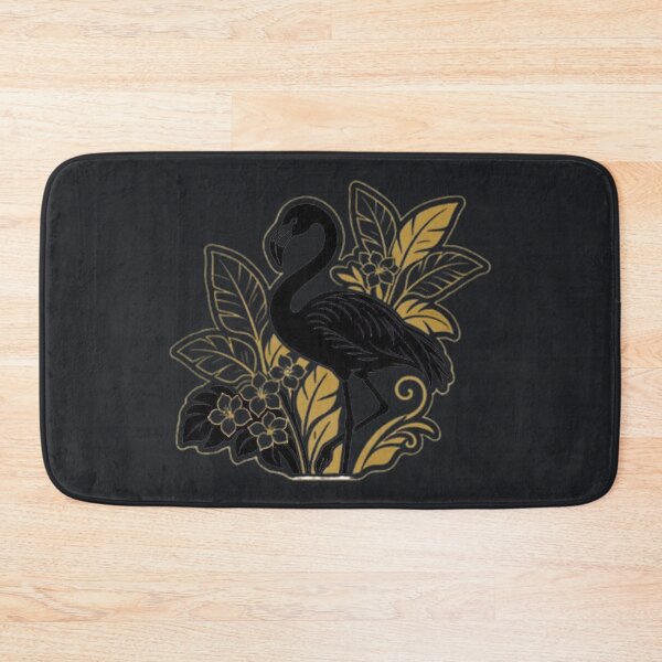 Item preview, Black Flamingo – Gothic Tropical Illustration designed and sold by Roberta Calabrese.