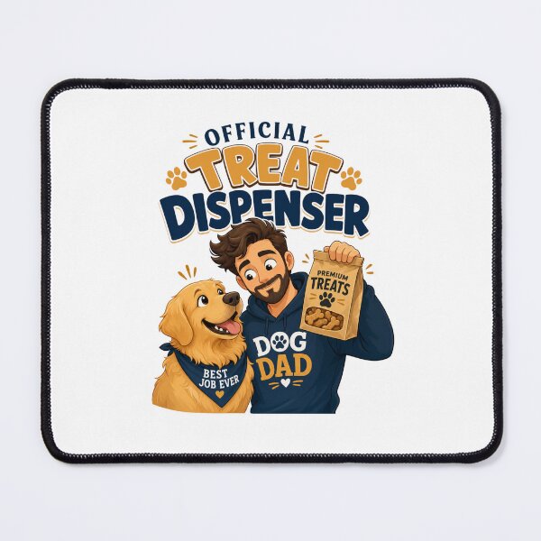 Item preview, Official Treat Dispenser Golden Retriever Dog Dad Kawaii T-Shirt designed and sold by Ashley critters.