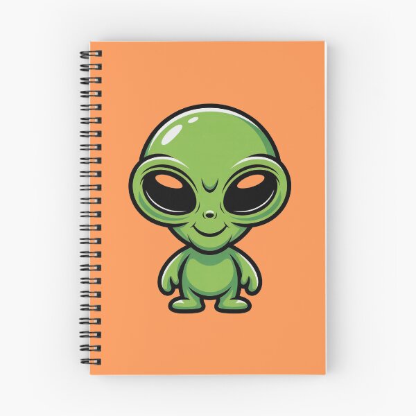 Item preview, Cute Green Alien - Kawaii Space Character designed and sold by Outlet Raloel.