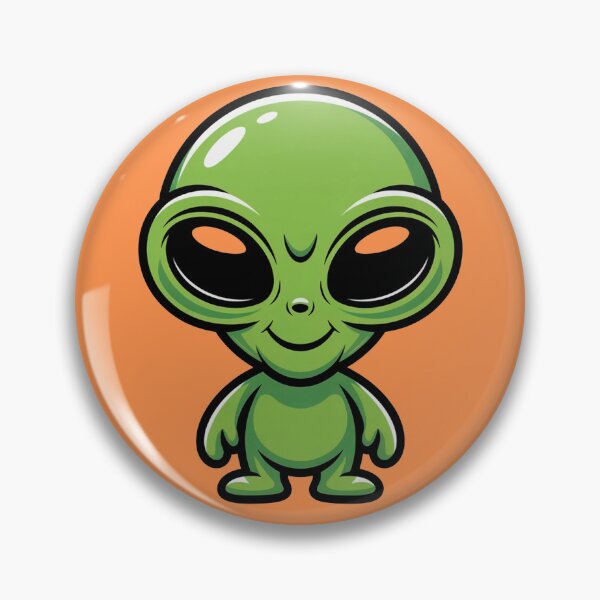 Item preview, Cute Green Alien - Kawaii Space Character designed and sold by Outlet Raloel.