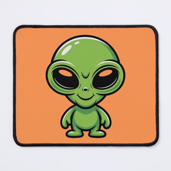 Item preview, Cute Green Alien - Kawaii Space Character designed and sold by Outlet Raloel.
