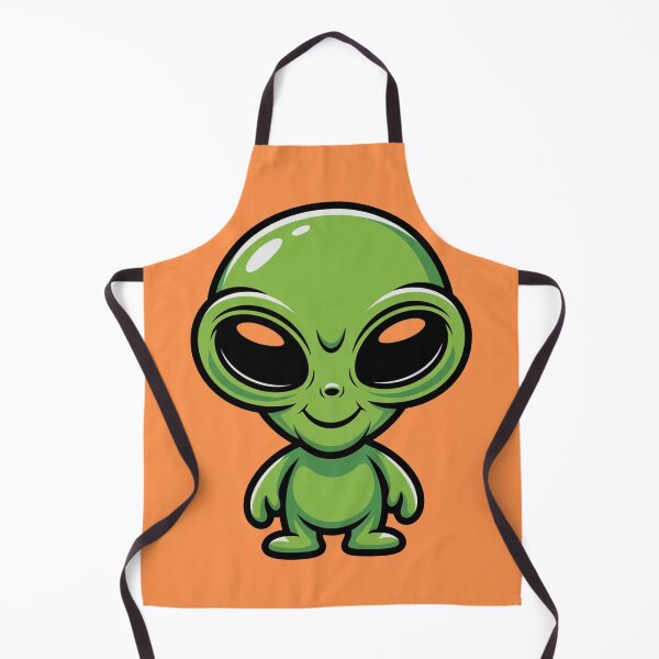 Item preview, Cute Green Alien - Kawaii Space Character designed and sold by Outlet Raloel.