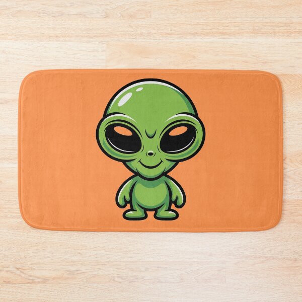 Item preview, Cute Green Alien - Kawaii Space Character designed and sold by Outlet Raloel.