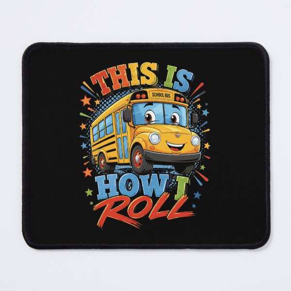 Item preview, This is How I Roll School Bus Driver Funny Back to School designed and sold by OlakunleOloroz.