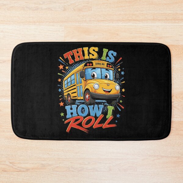 Item preview, This is How I Roll School Bus Driver Funny Back to School designed and sold by OlakunleOloroz.