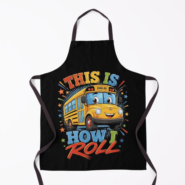 Item preview, This is How I Roll School Bus Driver Funny Back to School designed and sold by OlakunleOloroz.