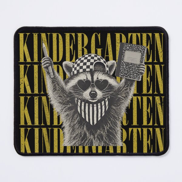 Item preview, Kindergarten Retro Raccoon Back To School Heart Sunglasses Composition Notebook Art designed and sold by MauriLifton.