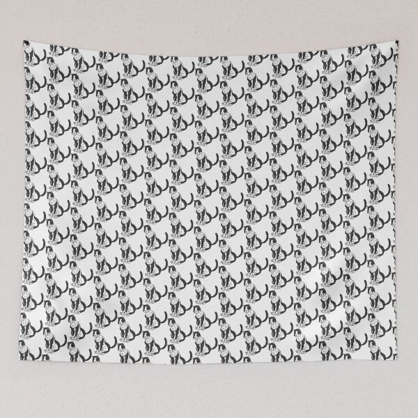 Item preview, Happy Tuxedo Cat Pattern designed and sold by Colmeia de Ideias.