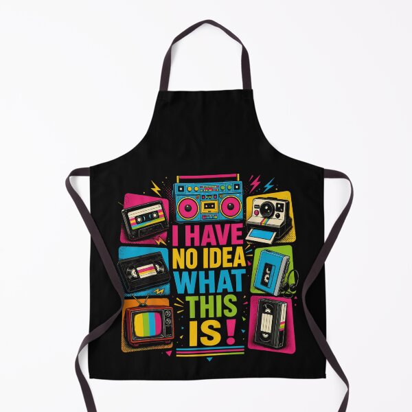 Item preview, I Have No Idea What This Is Neon Retro Boombox Cassette Tape Nostalgia Gift designed and sold by MauriLifton.
