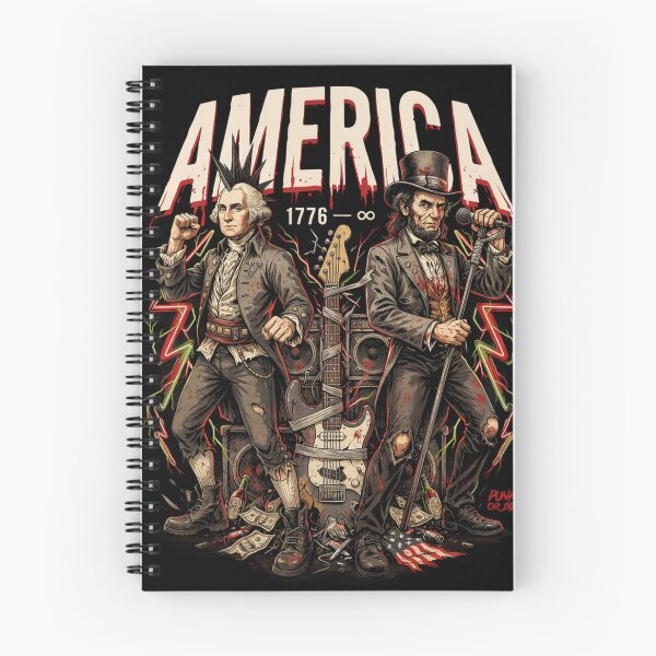 Item preview, Presidents Rock Washington Lincoln Guitar America 250 Years v19 designed and sold by DarylWelsh2024.