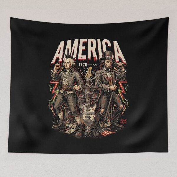 Item preview, Presidents Rock Washington Lincoln Guitar America 250 Years v19 designed and sold by DarylWelsh2024.