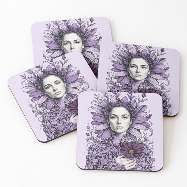 Item preview, ​"Lavender Ethereal: Portrait of a Botanical Nymph" designed and sold by Nakrisa.