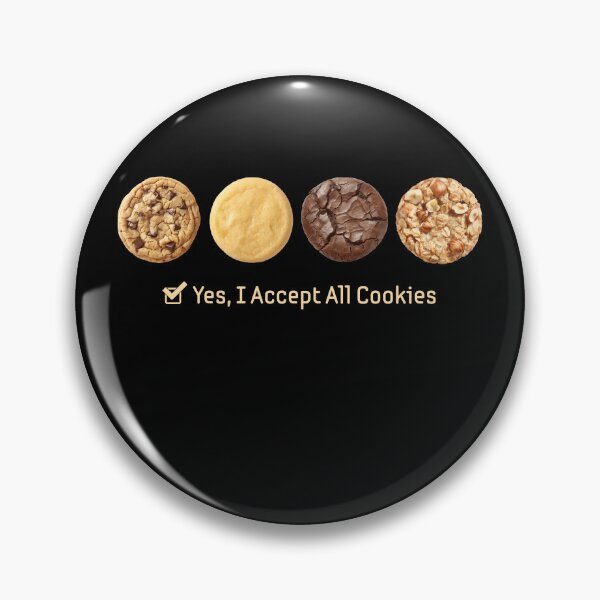 Item preview, Yes, I Accept All Cookies: Funny Baking Sweet Tooth Tee (Dark Edition) designed and sold by OhDavid!.