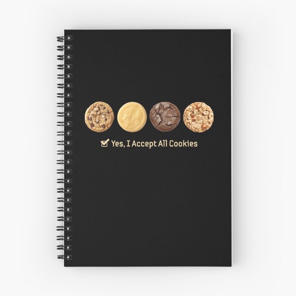 Item preview, Yes, I Accept All Cookies: Funny Baking Sweet Tooth Tee (Dark Edition) designed and sold by OhDavid!.