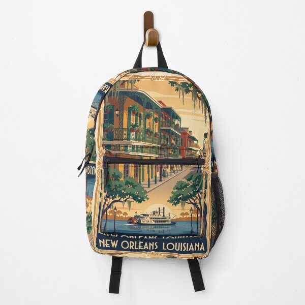 Item preview, New Orleans Louisiana Vintage Travel Poster designed and sold by Bomax121.