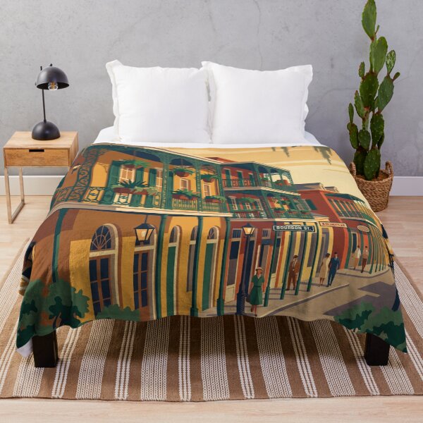 Item preview, New Orleans Louisiana Vintage Travel Poster designed and sold by Bomax121.