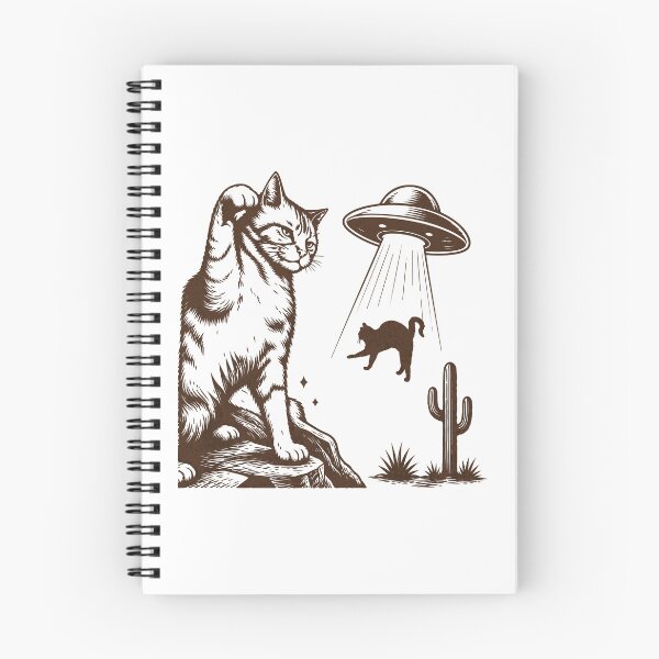 Item preview, Cat Smacks UFO to Save Another Cat designed and sold by artCreativeColony.