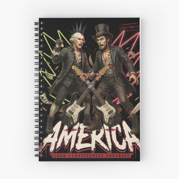 Item preview, Presidents Rock Washington Lincoln Guitar America 250 Years v20 designed and sold by DarylWelsh2024.