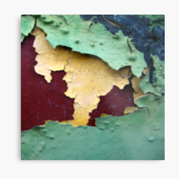 Peeling Layers Metal Print