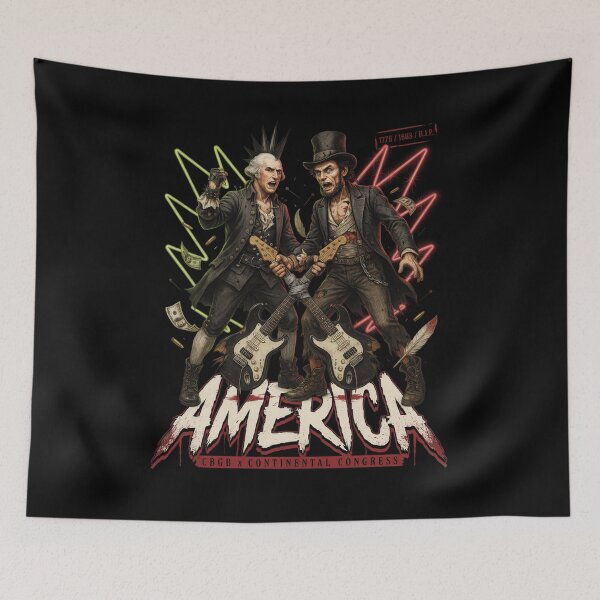 Item preview, Presidents Rock Washington Lincoln Guitar America 250 Years v20 designed and sold by DarylWelsh2024.