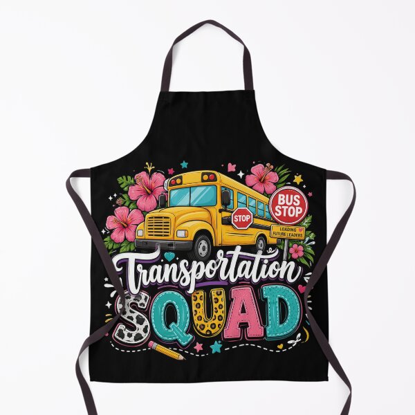 Item preview, Transportation Squad Bus Driver School Bus Back to School designed and sold by OlakunleOloroz.