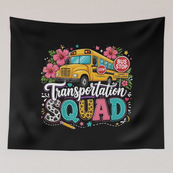 Item preview, Transportation Squad Bus Driver School Bus Back to School designed and sold by OlakunleOloroz.