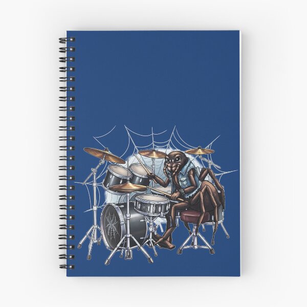 Item preview, Spider Drummer Rock Band Funny Cute Animal Playing Drums designed and sold by Evelashop.