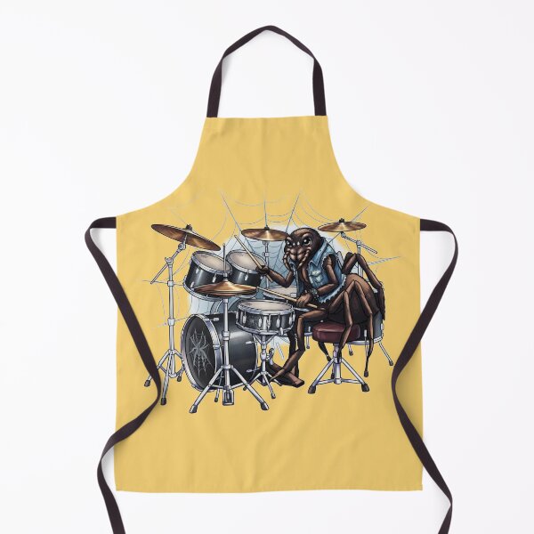 Item preview, Spider Drummer Rock Band Funny Cute Animal Playing Drums designed and sold by Evelashop.
