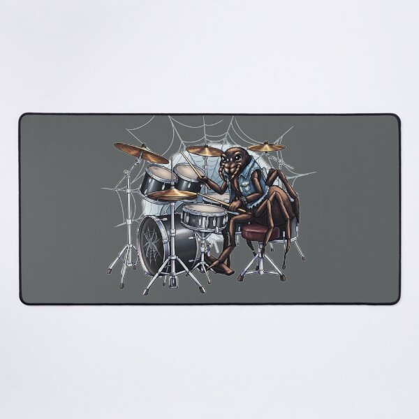 Item preview, Spider Drummer Rock Band Funny Cute Animal Playing Drums designed and sold by Evelashop.