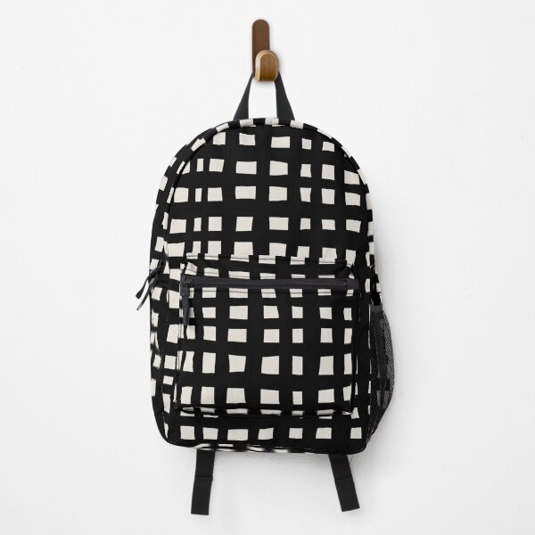 Item preview, Modern Abstract Grid Black and White designed and sold by tonymagnerart.