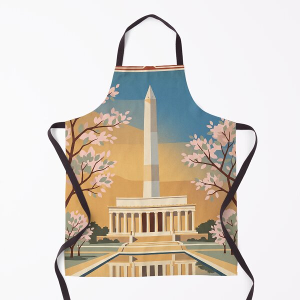 Item preview, Washington DC Vintage Travel Poster designed and sold by Bomax121.