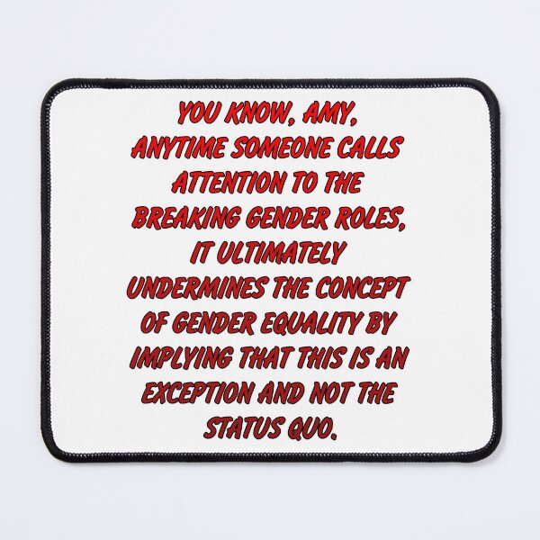 Item preview, Breaking Gender Roles - Sonic Boom Amy Quote Design designed and sold by Megaera8.
