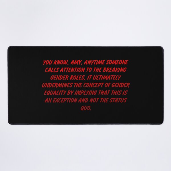 Item preview, Breaking Gender Roles - Sonic Boom Amy Quote Design designed and sold by Megaera8.