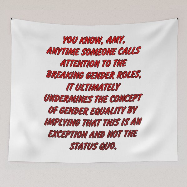 Item preview, Breaking Gender Roles - Sonic Boom Amy Quote Design designed and sold by Megaera8.