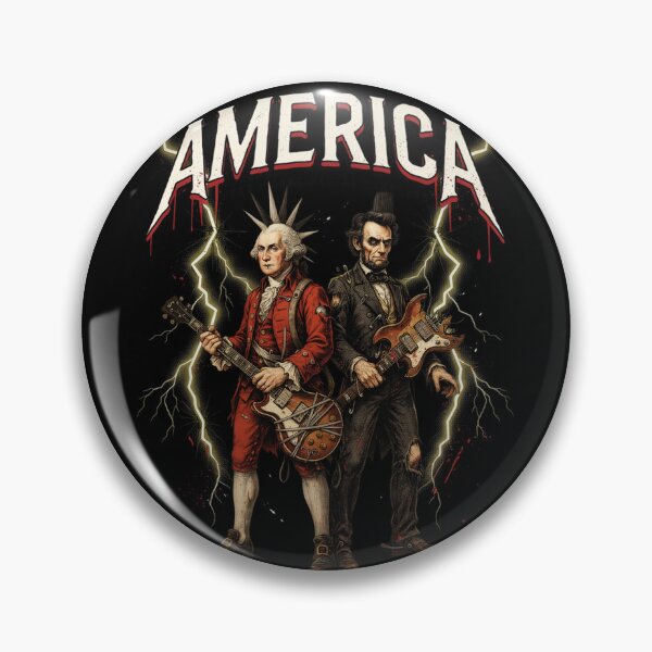 Item preview, Presidents Rock Washington Lincoln Guitar America 250 Years v21 designed and sold by DarylWelsh2024.