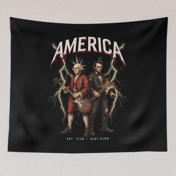 Item preview, Presidents Rock Washington Lincoln Guitar America 250 Years v21 designed and sold by DarylWelsh2024.