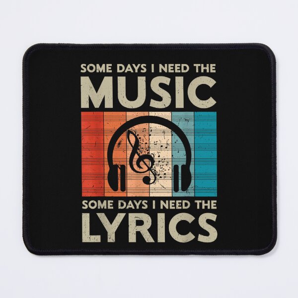 Item preview, Some Days I Need The Music Retro Headphones Vinyl Graphic Gift designed and sold by CenaPrincoto.