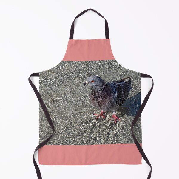 Item preview, Pigeon Wading in Shallow Water Feature designed and sold by Gerda Grice Photography.