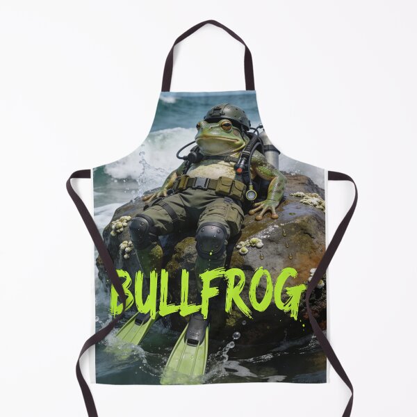 Item preview, The Navy Bullfrog Print designed and sold by Lichentroupe63.
