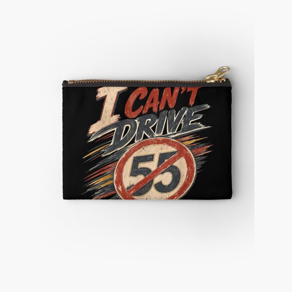 Item preview, I Cant Drive 55 Retro Speed Limit Sign Racing Graphic designed and sold by CenaPrincoto.