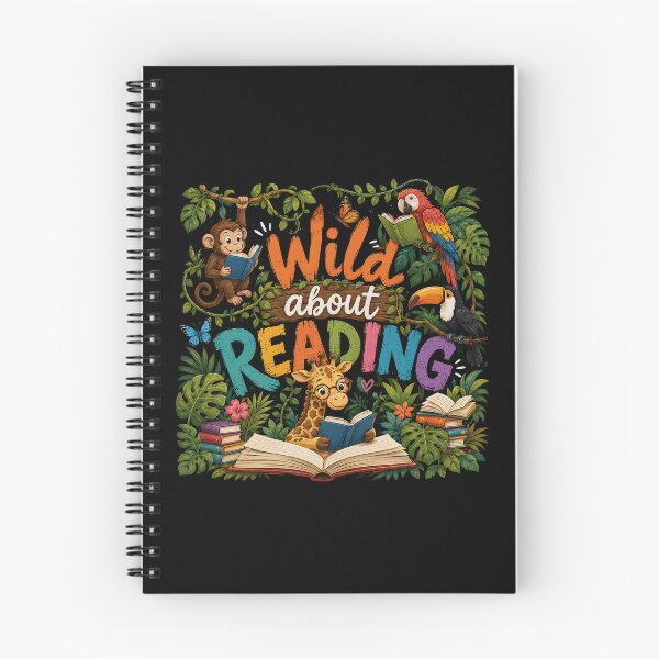Item preview, Wild About Reading Reading Books Lovers Reader Librarian designed and sold by OlakunleOloroz.