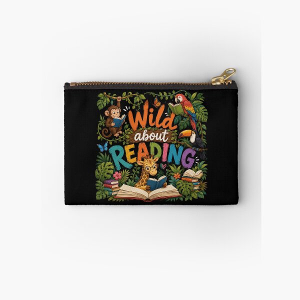 Item preview, Wild About Reading Reading Books Lovers Reader Librarian designed and sold by OlakunleOloroz.