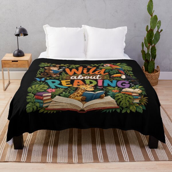 Item preview, Wild About Reading Reading Books Lovers Reader Librarian designed and sold by OlakunleOloroz.
