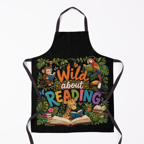 Item preview, Wild About Reading Reading Books Lovers Reader Librarian designed and sold by OlakunleOloroz.