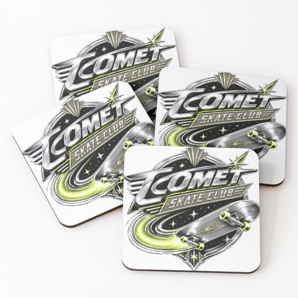 Item preview, Chrome Neo Deco Comet Skateboard Aliencore Graphic designed and sold by TheRealTaria.