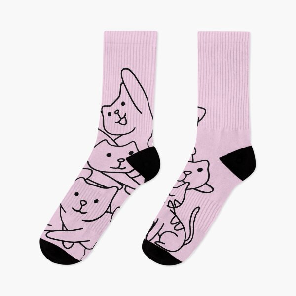 Item preview, Cute Cat Family Line Art Design Cluster of Cats designed and sold by BuckaBaby.