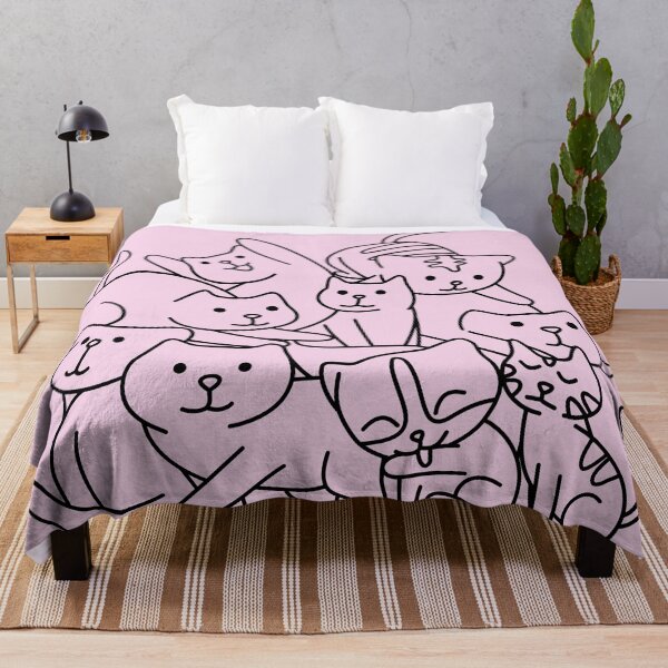 Item preview, Cute Cat Family Line Art Design Cluster of Cats designed and sold by BuckaBaby.